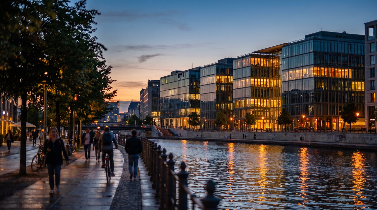 Berlin, then the trains take over