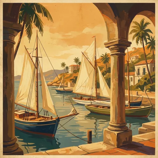 Antigua stamp artwork