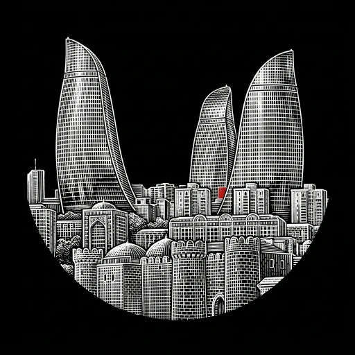 Azerbaijan stamp artwork