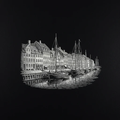 Denmark stamp artwork