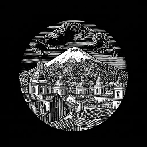 Ecuador stamp artwork