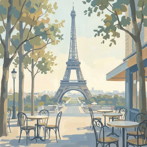 France stamp artwork