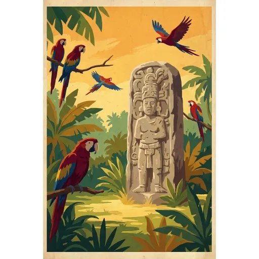 Honduras stamp artwork