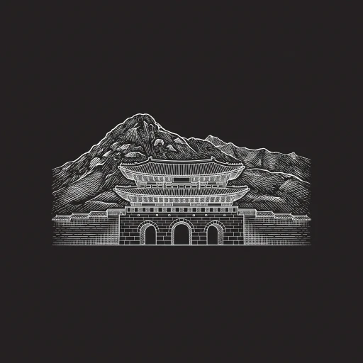 South Korea stamp artwork