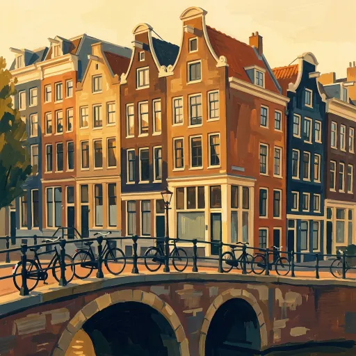 Netherlands stamp artwork