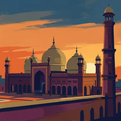 Pakistan stamp artwork