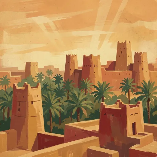 Saudi Arabia stamp artwork