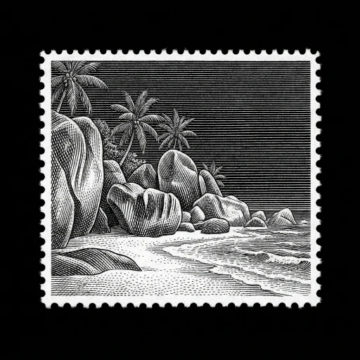 Seychelles stamp artwork