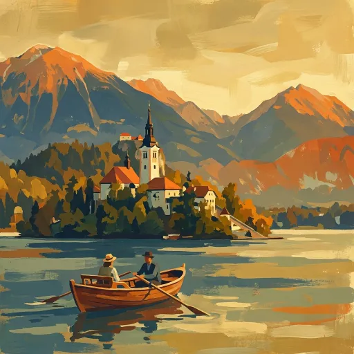 Slovenia stamp artwork