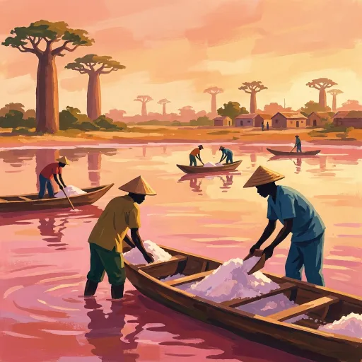 Senegal stamp artwork