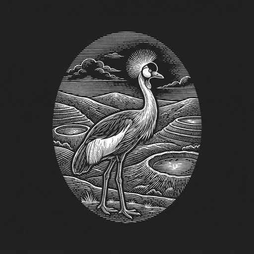 Uganda stamp artwork